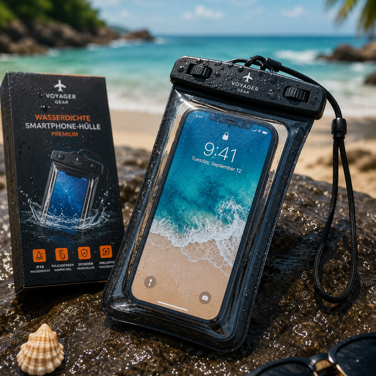 Wasserdichte Smartphone-Hülle Premium