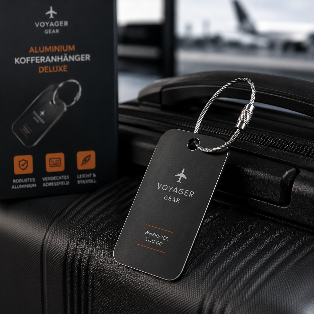 Aluminium Kofferanhänger Deluxe