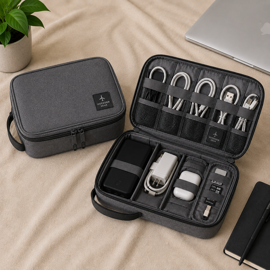 Reise Kabel-Organizer Pro
