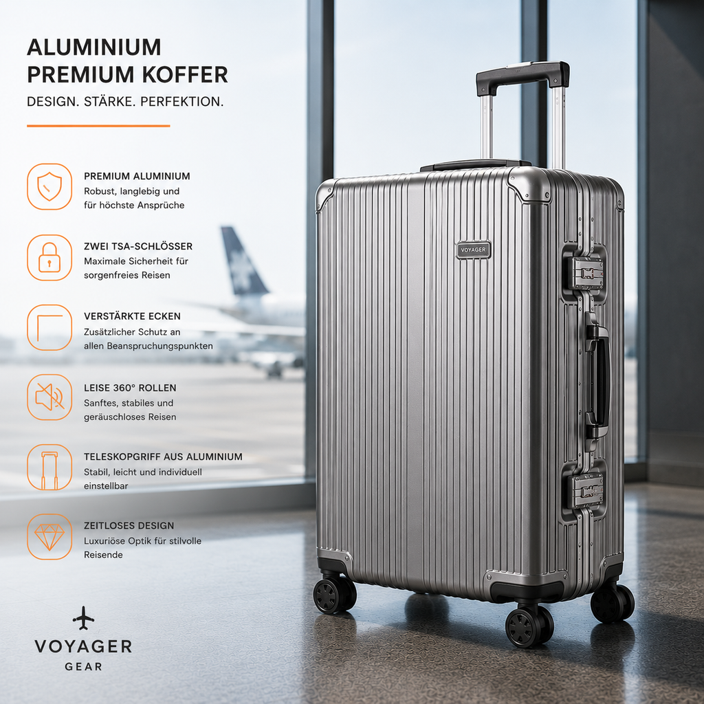 Aluminium Premium Koffer